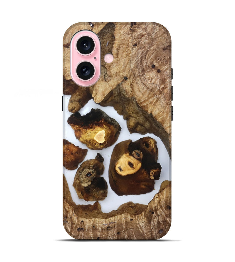 iPhone 17 Wood Live Edge Phone Case - Hildred (Clear, 830874)