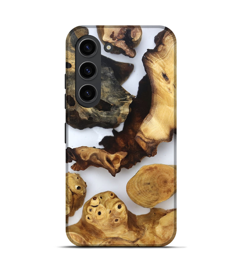 Galaxy S23 Wood Live Edge Phone Case - Elmo (Clear, 830875)