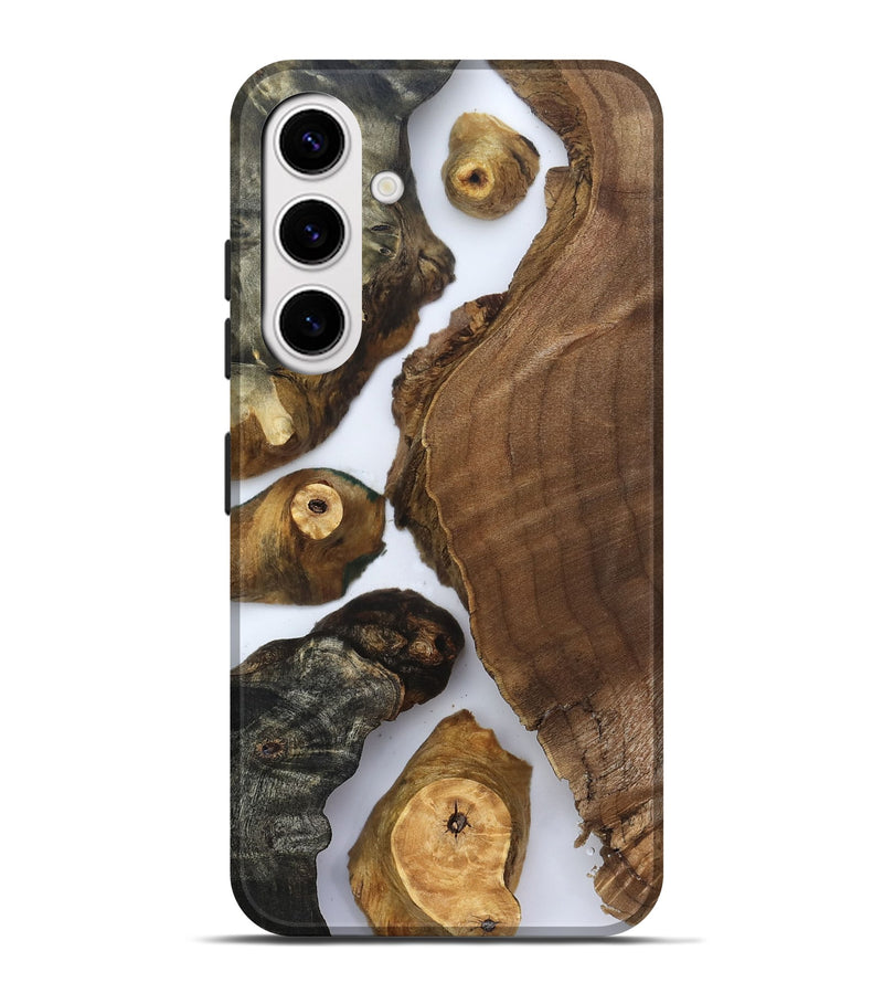 Galaxy S25 Plus Wood Live Edge Phone Case - Elma (Clear, 830876)