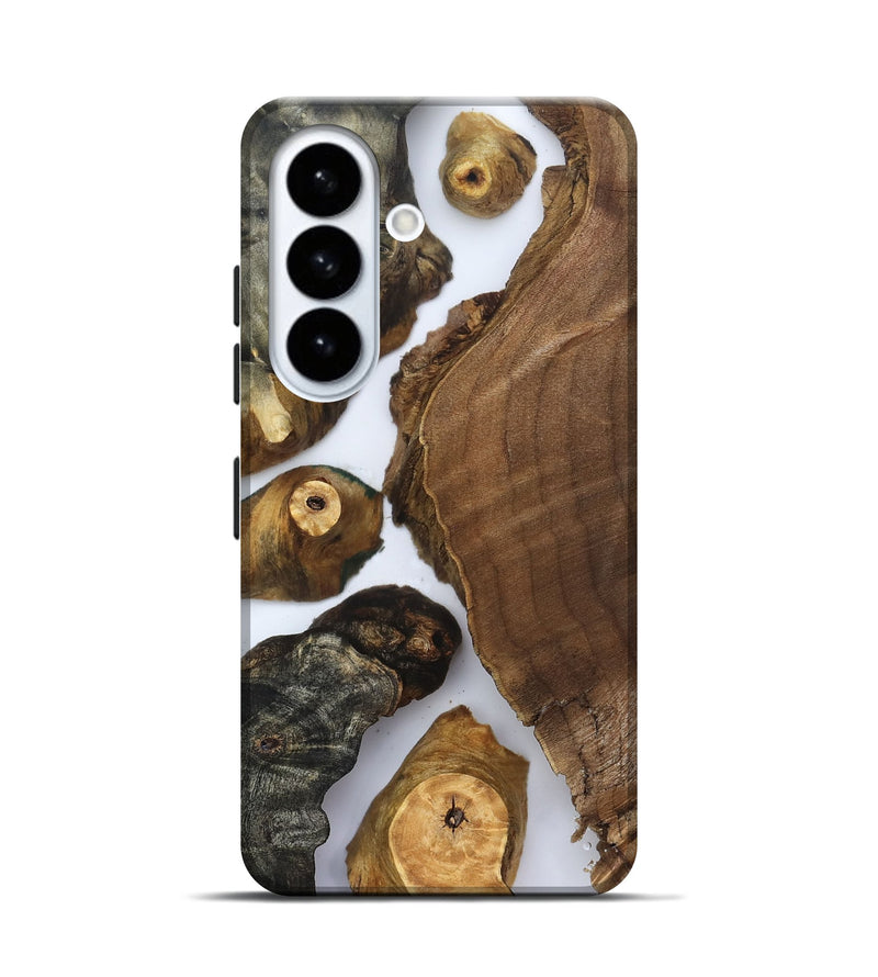 Galaxy S26 Wood Live Edge Phone Case - Elma (Clear, 830876)