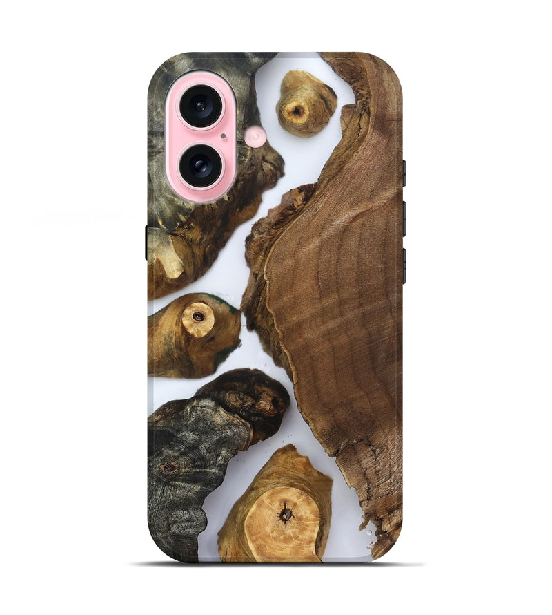 iPhone 17 Wood Live Edge Phone Case - Elma (Clear, 830876)