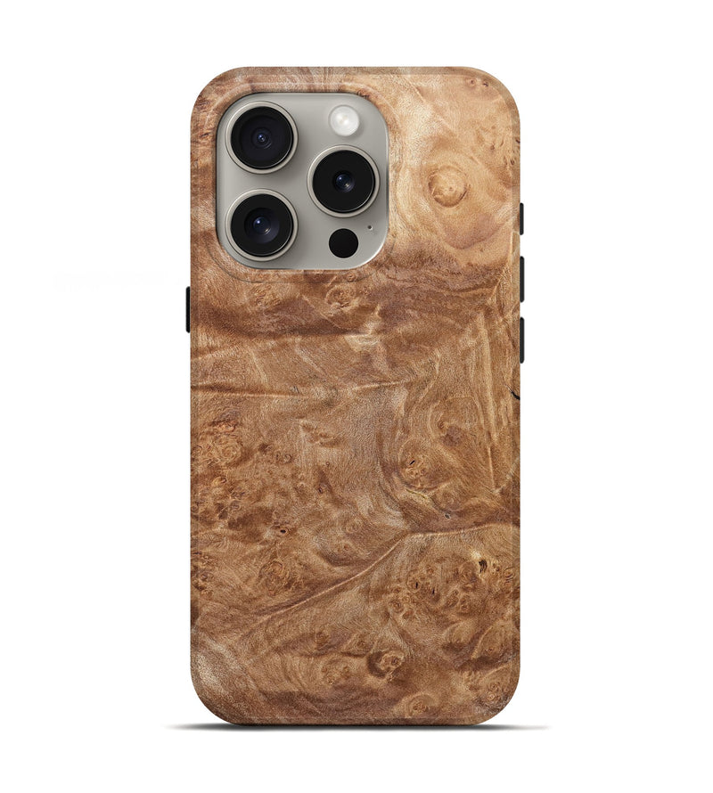 iPhone 16 Pro Wood Live Edge Phone Case - Mabel (Solid Wood, 830879)