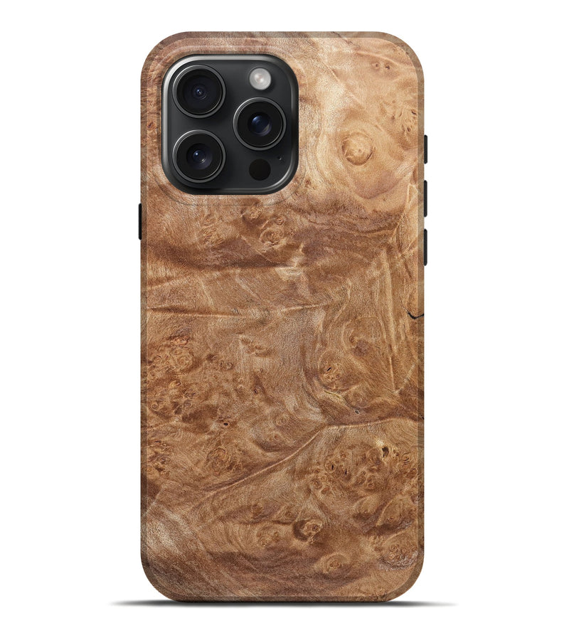 iPhone 16 Pro Max Wood Live Edge Phone Case - Mabel (Solid Wood, 830879)