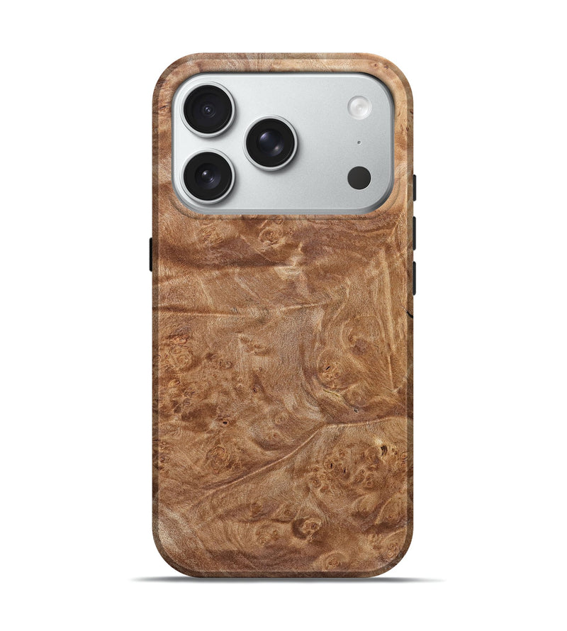 iPhone 18 Pro Wood Live Edge Phone Case - Mabel (Solid Wood, 830879)