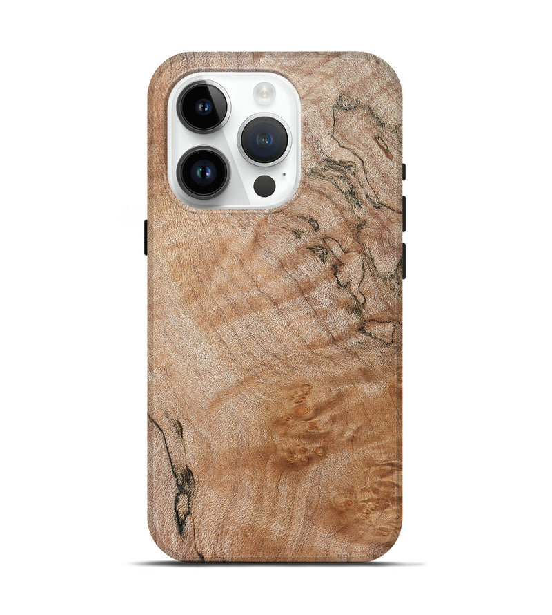 iPhone 15 Pro Wood Live Edge Phone Case - Ray (Solid Wood, 830887)