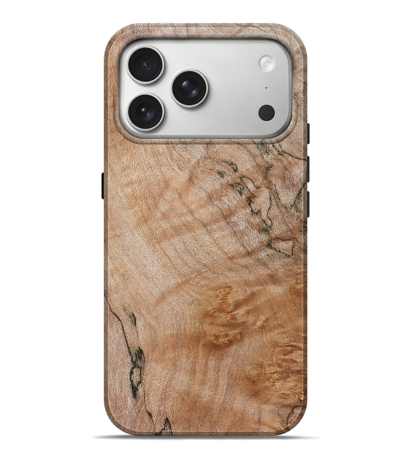 iPhone 17 Pro Max Wood Live Edge Phone Case - Ray (Solid Wood, 830887)