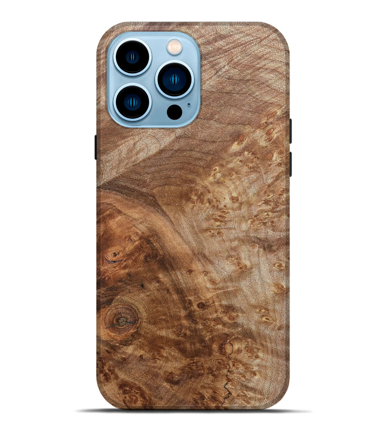 iPhone 14 Pro Max Wood Live Edge Phone Case - Kizzy (Solid Wood, 830892)
