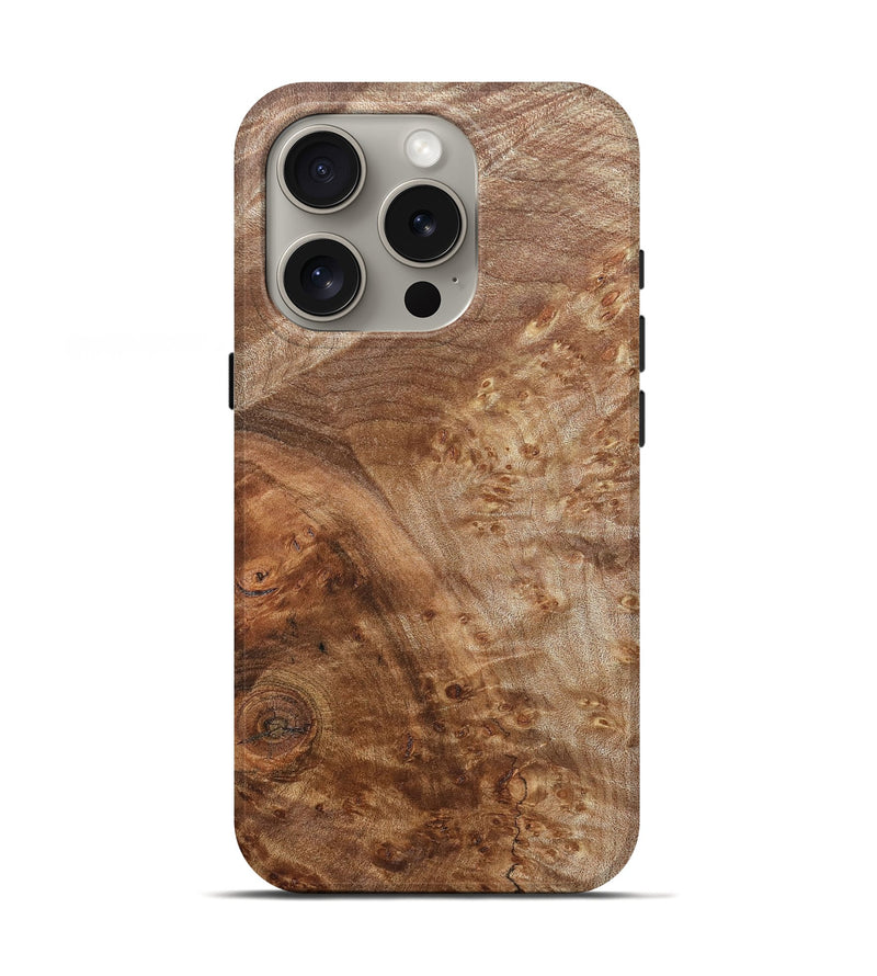 iPhone 16 Pro Wood Live Edge Phone Case - Kizzy (Solid Wood, 830892)