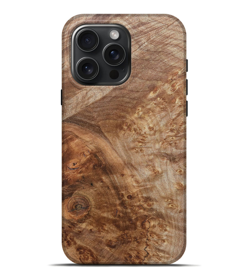iPhone 16 Pro Max Wood Live Edge Phone Case - Kizzy (Solid Wood, 830892)