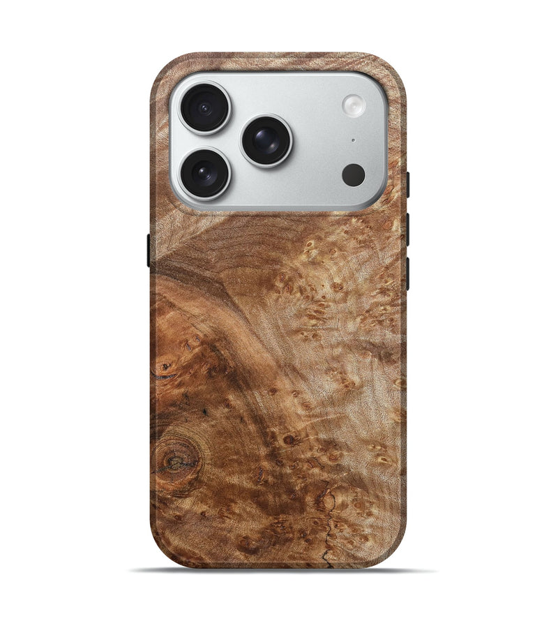 iPhone 18 Pro Wood Live Edge Phone Case - Kizzy (Solid Wood, 830892)