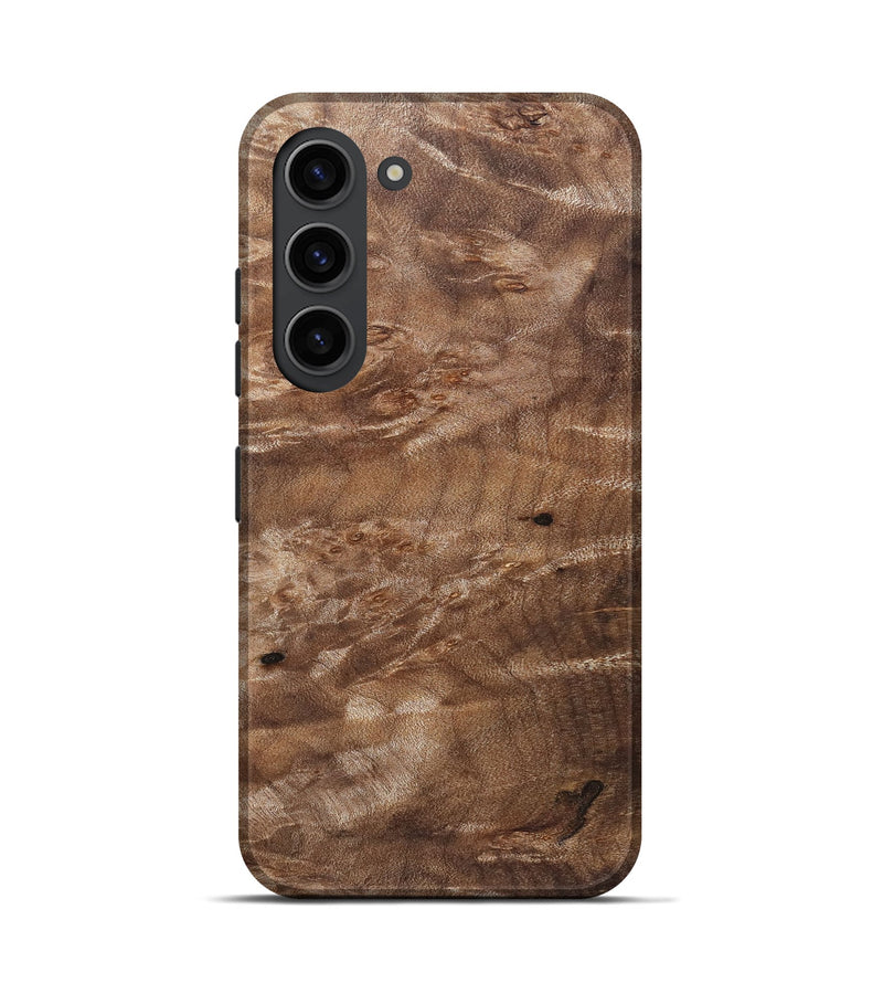 Galaxy S23 Wood Live Edge Phone Case - Lila (Solid Wood, 830894)