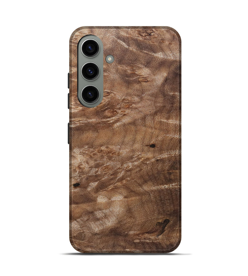 Galaxy S24 Wood Live Edge Phone Case - Lila (Solid Wood, 830894)