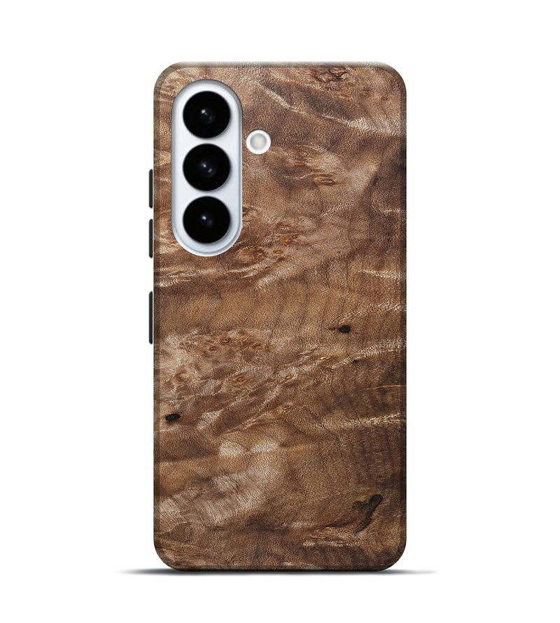 Galaxy S26 Wood Live Edge Phone Case - Lila (Solid Wood, 830894)