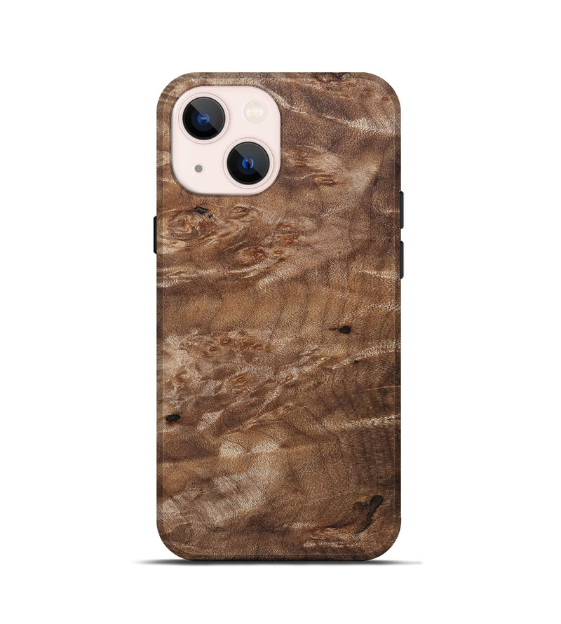 iPhone 13 mini Wood Live Edge Phone Case - Lila (Solid Wood, 830894)