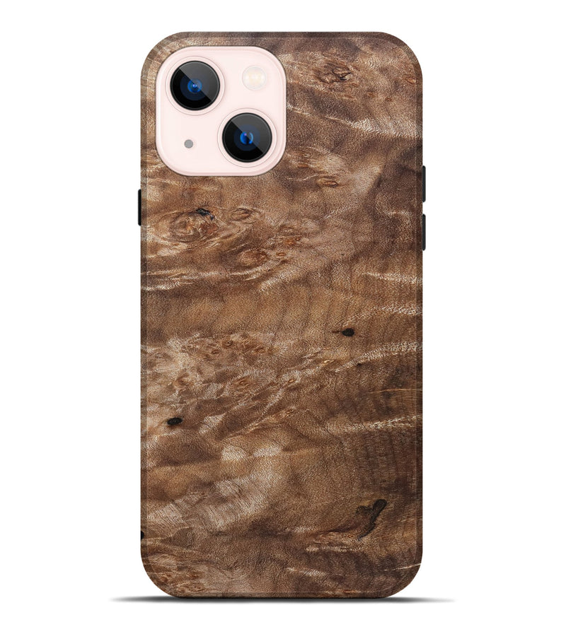 iPhone 14 Plus Wood Live Edge Phone Case - Lila (Solid Wood, 830894)