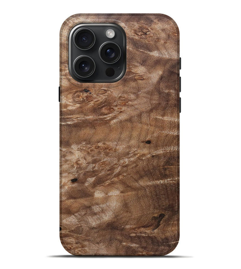 iPhone 16 Pro Max Wood Live Edge Phone Case - Lila (Solid Wood, 830894)