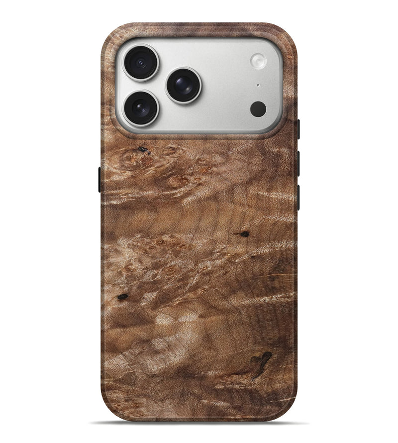 iPhone 17 Pro Max Wood Live Edge Phone Case - Lila (Solid Wood, 830894)