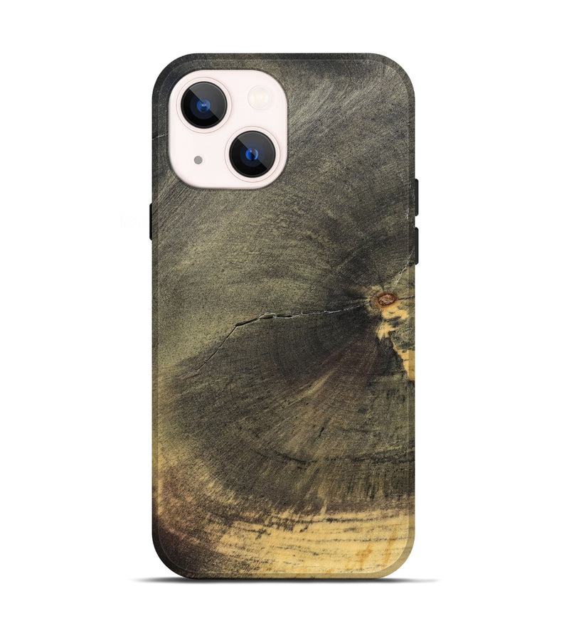 iPhone 14 Wood Live Edge Phone Case - Maya (Solid Wood, 830901)