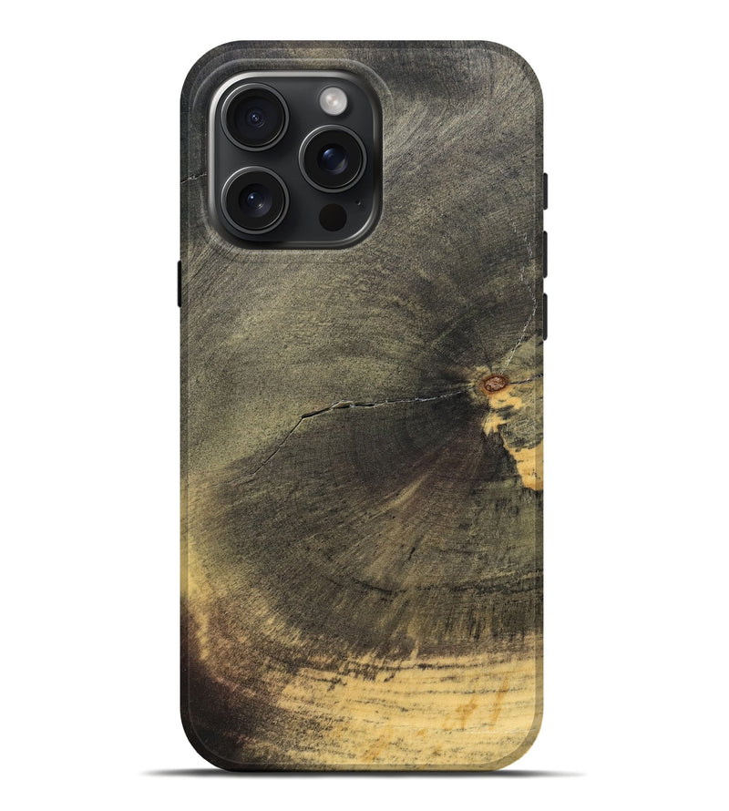iPhone 16 Pro Max Wood Live Edge Phone Case - Maya (Solid Wood, 830901)