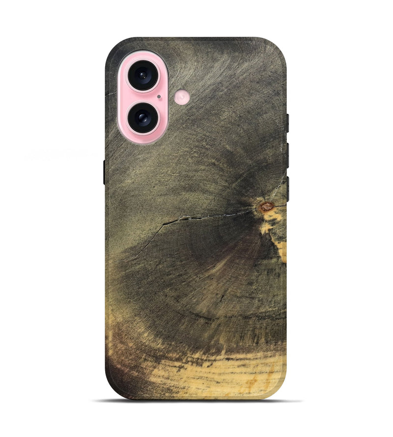iPhone 17 Wood Live Edge Phone Case - Maya (Solid Wood, 830901)