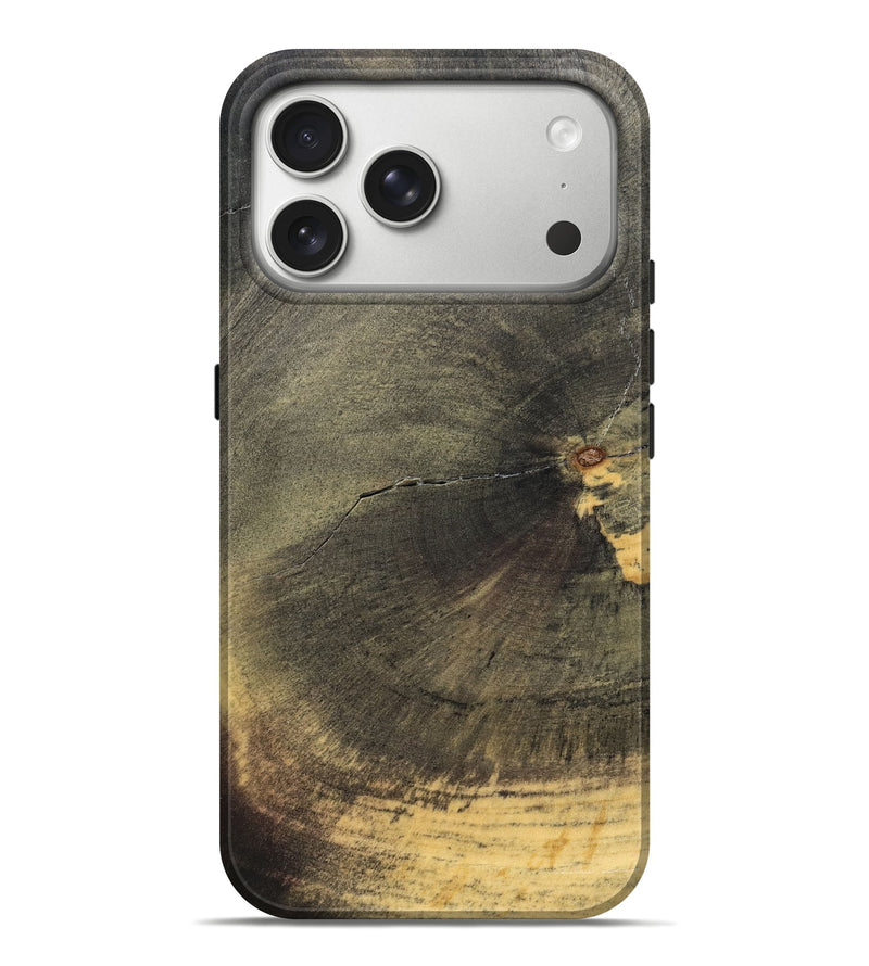 iPhone 17 Pro Max Wood Live Edge Phone Case - Maya (Solid Wood, 830901)