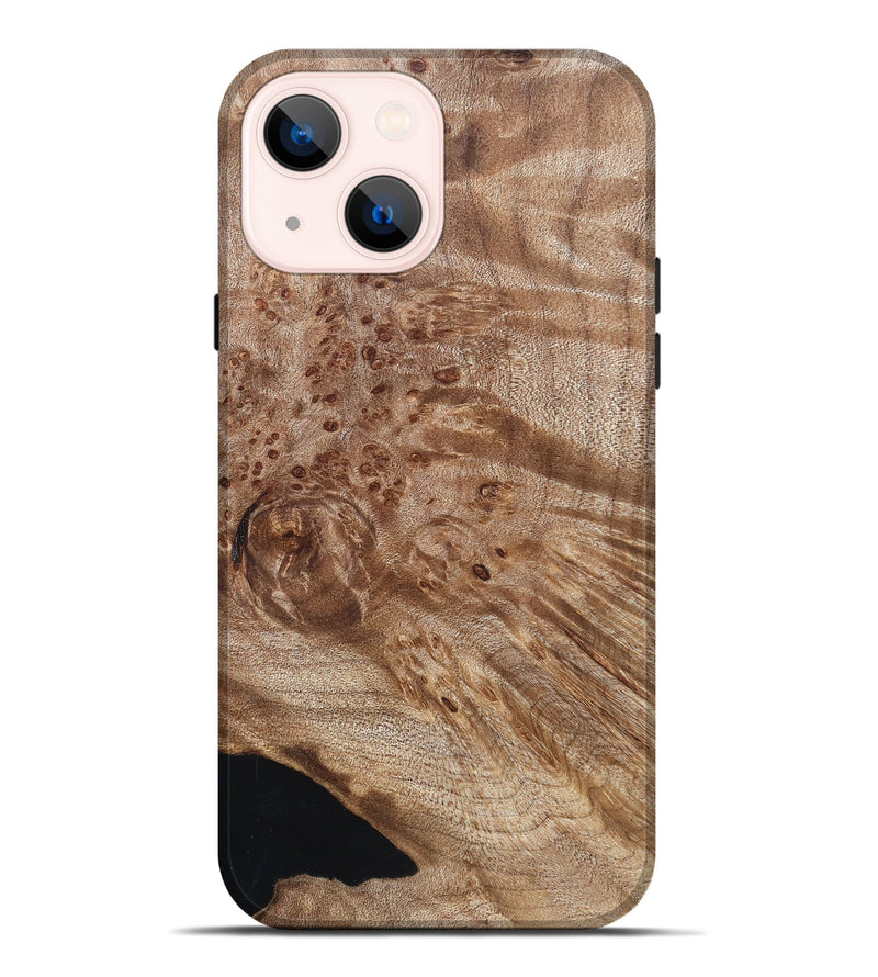 iPhone 14 Plus Wood Live Edge Phone Case - Karter (Solid Wood, 830903)