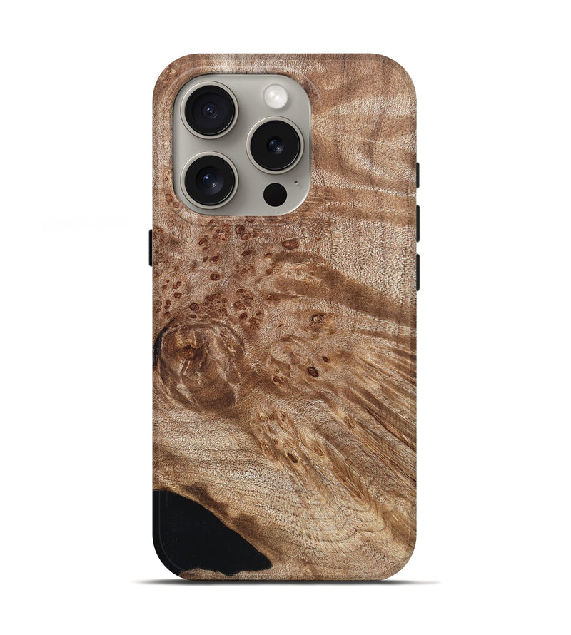 iPhone 16 Pro Wood Live Edge Phone Case - Karter (Solid Wood, 830903)