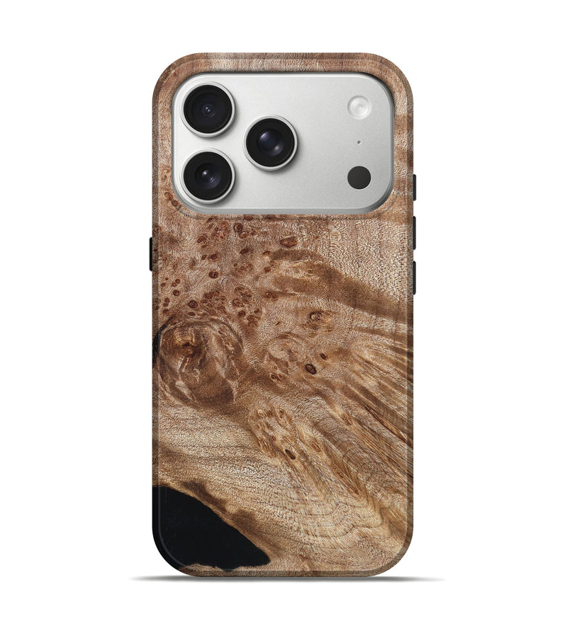 iPhone 17 Pro Wood Live Edge Phone Case - Karter (Solid Wood, 830903)