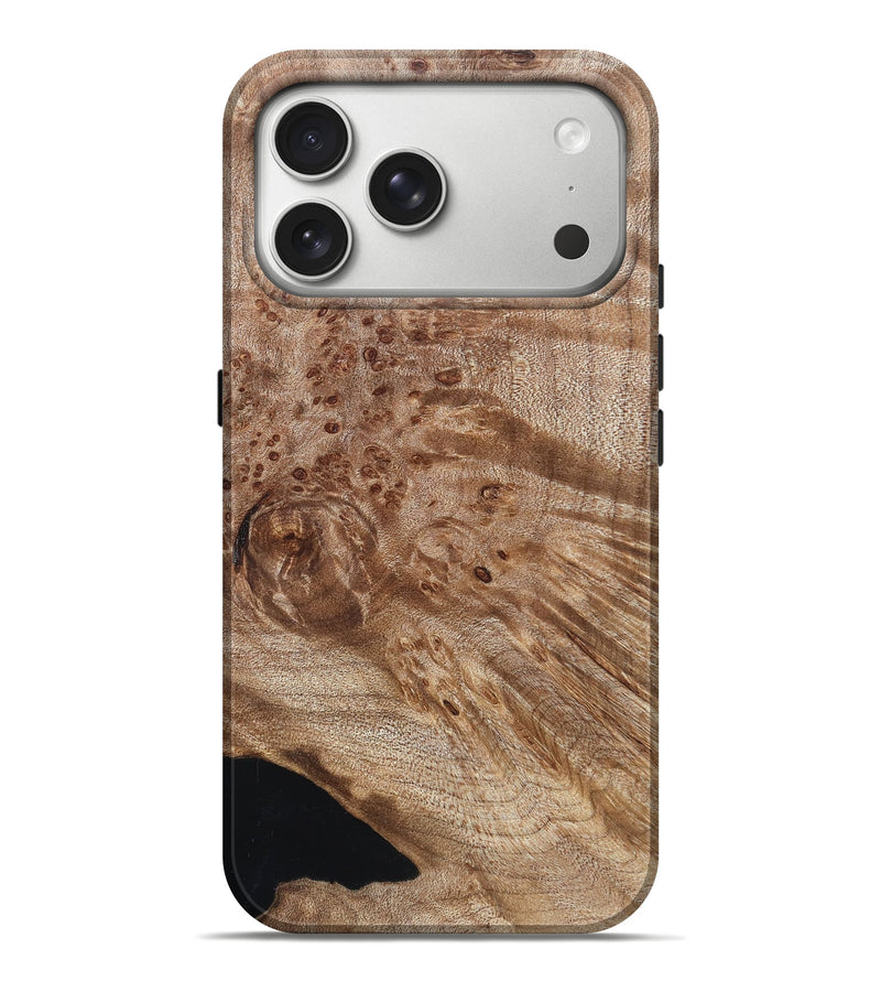 iPhone 17 Pro Max Wood Live Edge Phone Case - Karter (Solid Wood, 830903)