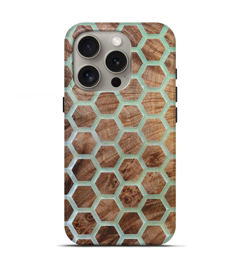 iPhone 16 Pro Wood Live Edge Phone Case - Ryker (Pattern, 830905)