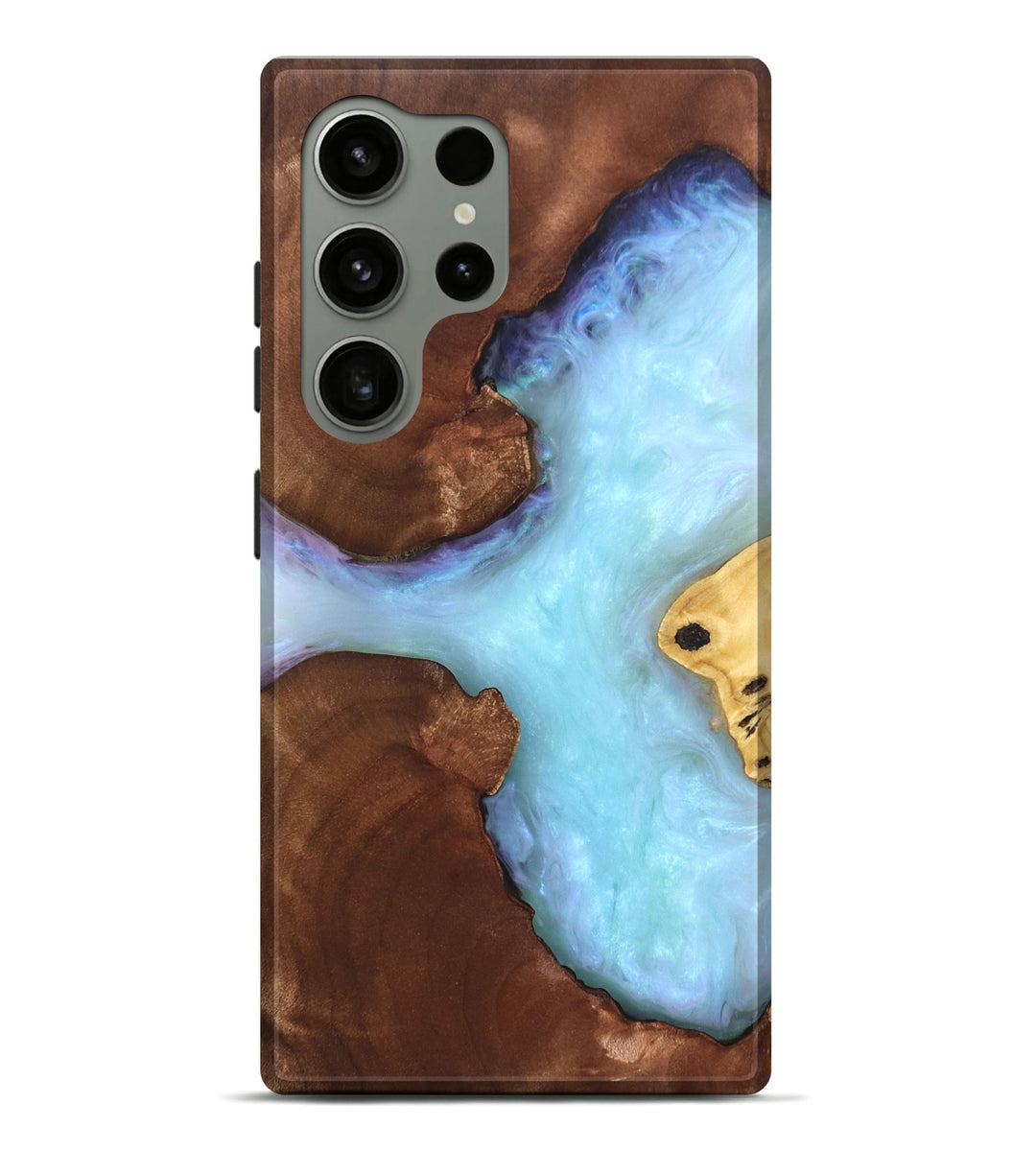 Galaxy S24 Ultra Wood Live Edge Phone Case - Hailee (Ghost, 830910)