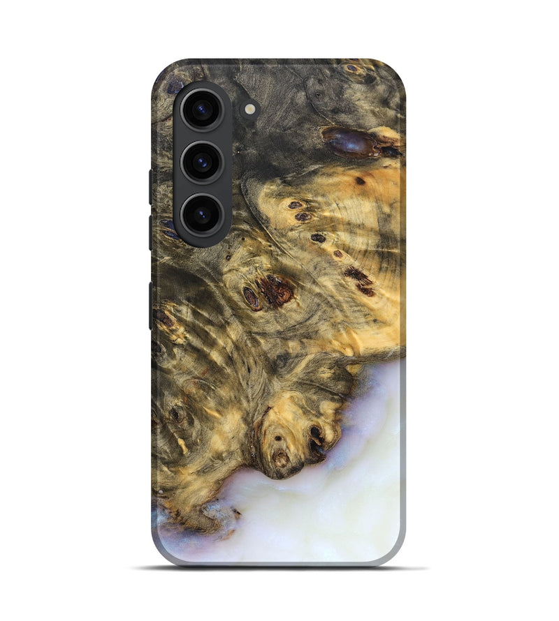 Galaxy S23 Wood Live Edge Phone Case - Kristie (Ghost, 830914)
