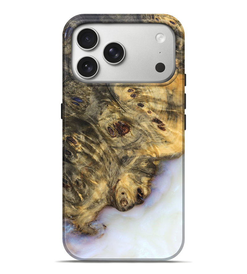 iPhone 17 Pro Max Wood Live Edge Phone Case - Kristie (Ghost, 830914)