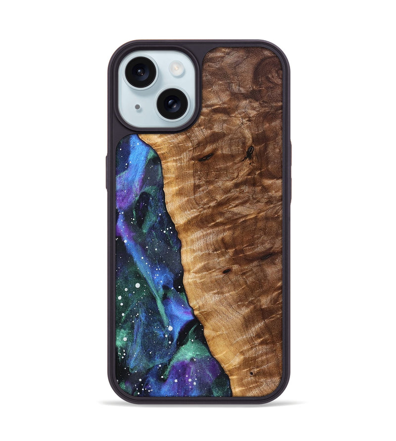 iPhone 15 Wood Phone Case - Sheena (Cosmos, 830953)