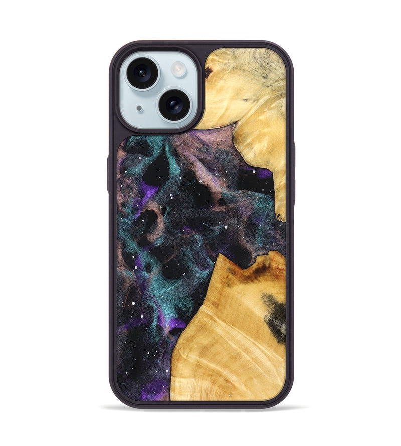 iPhone 15 Wood Phone Case - Aleta (Cosmos, 830954)