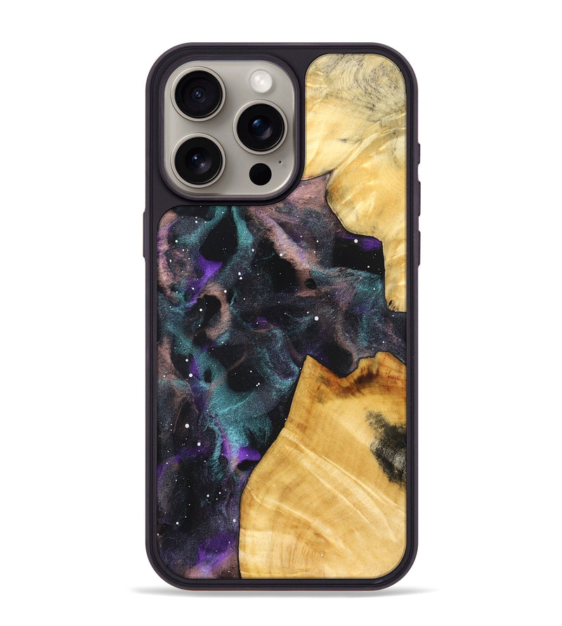 iPhone 15 Pro Max Wood Phone Case - Aleta (Cosmos, 830954)