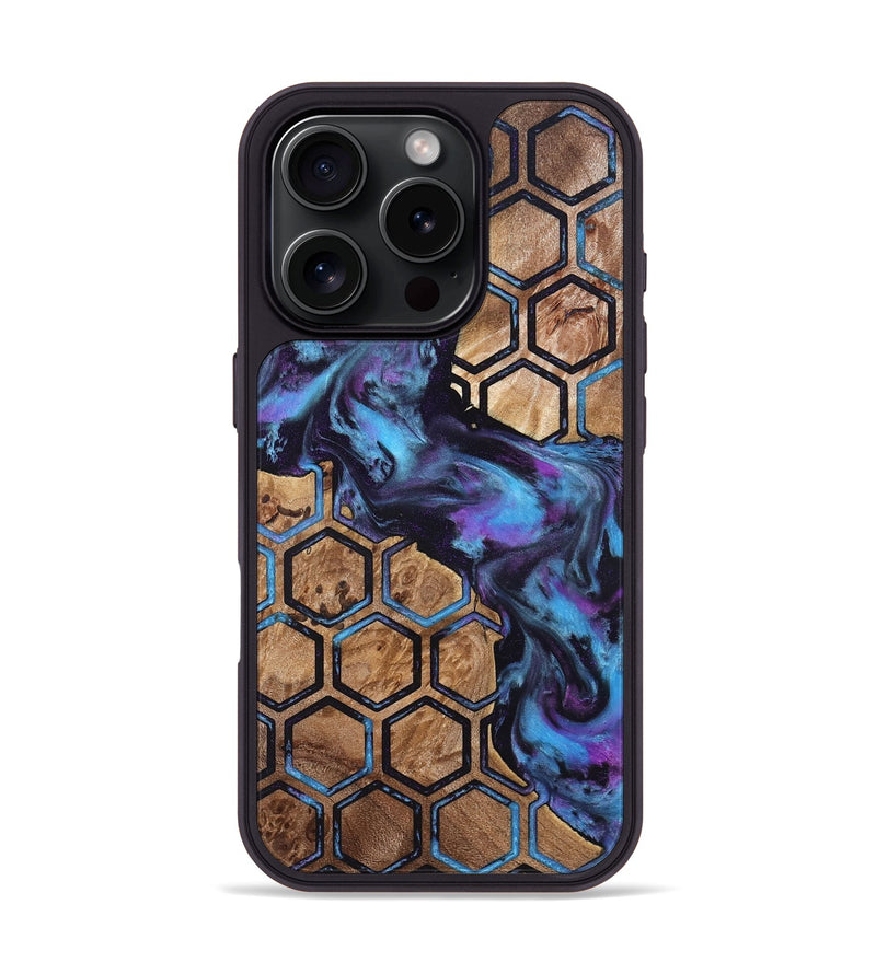 iPhone 16 Pro Wood Phone Case - Jonna (Pattern, 830963)
