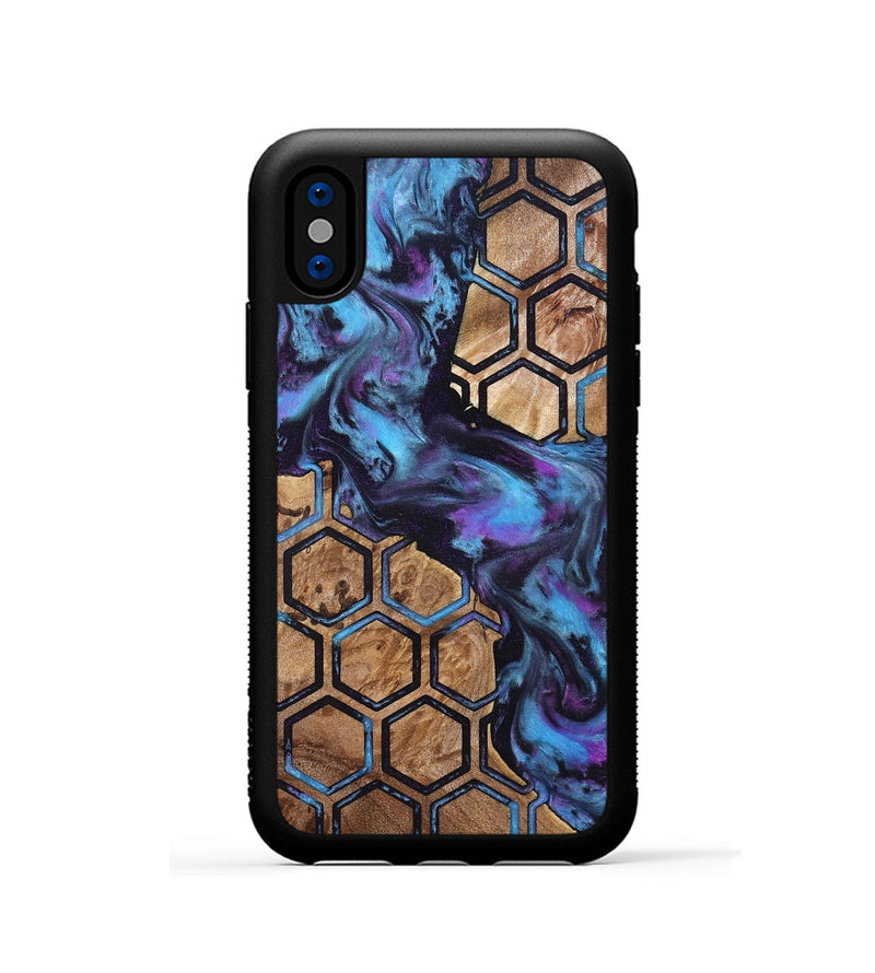 iPhone Xs Wood Phone Case - Jonna (Pattern, 830963)
