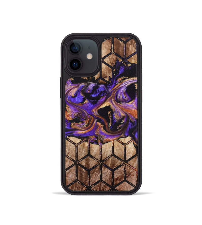 iPhone 12 mini Wood Phone Case - Natasha (Pattern, 830964)