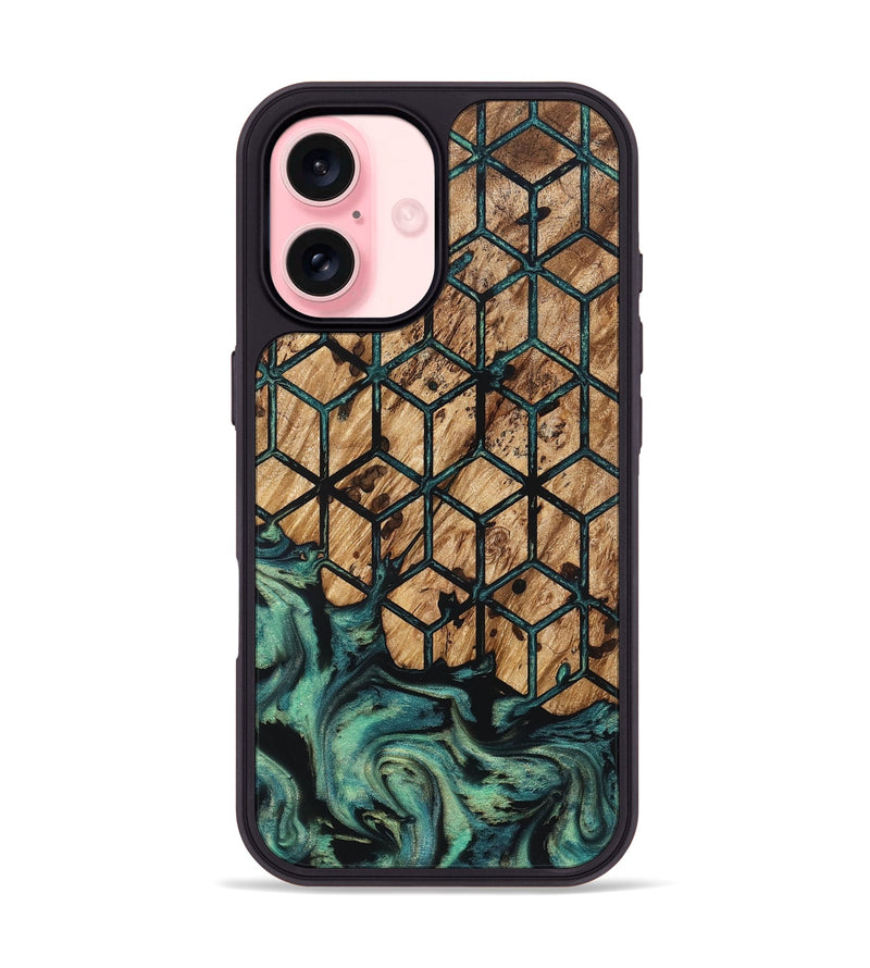 iPhone 16 Wood Phone Case - Kaitlin (Pattern, 830965)