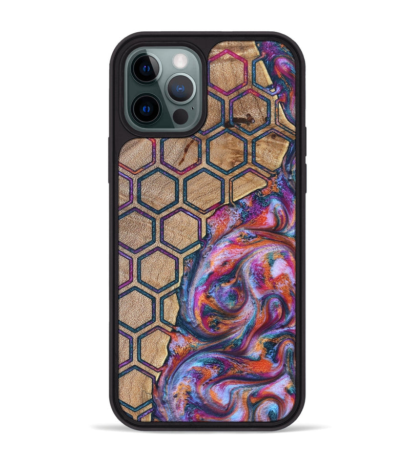 iPhone 12 Pro Max Wood Phone Case - Shelly (Pattern, 830969)