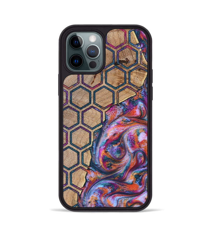 iPhone 12 Pro Wood Phone Case - Shelly (Pattern, 830969)