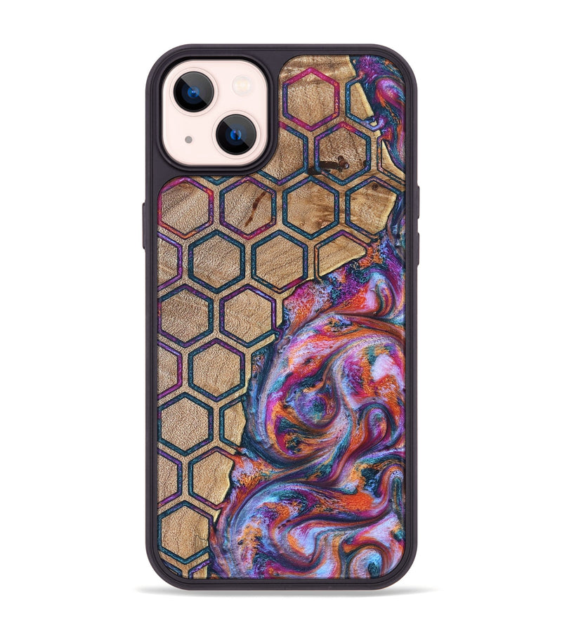 iPhone 14 Plus Wood Phone Case - Shelly (Pattern, 830969)