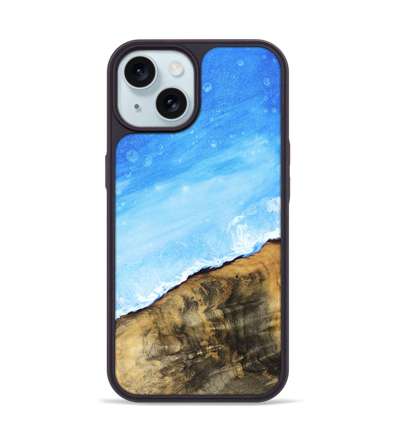 iPhone 15 Wood Phone Case - Elva (Coastal, 830975)