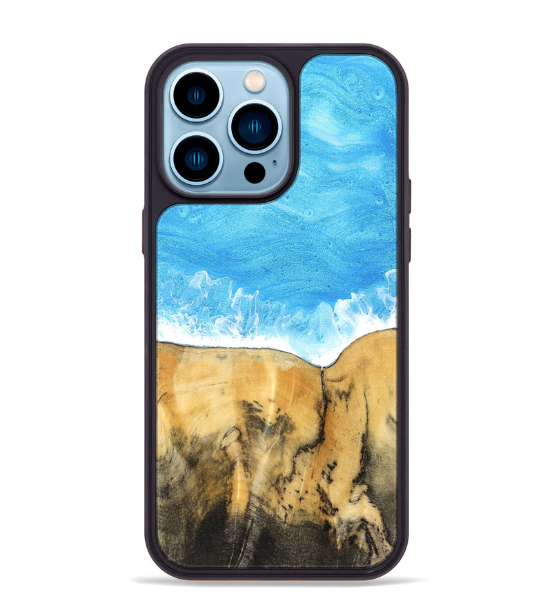 iPhone 14 Pro Max Wood Phone Case - Debrah (Coastal, 830979)