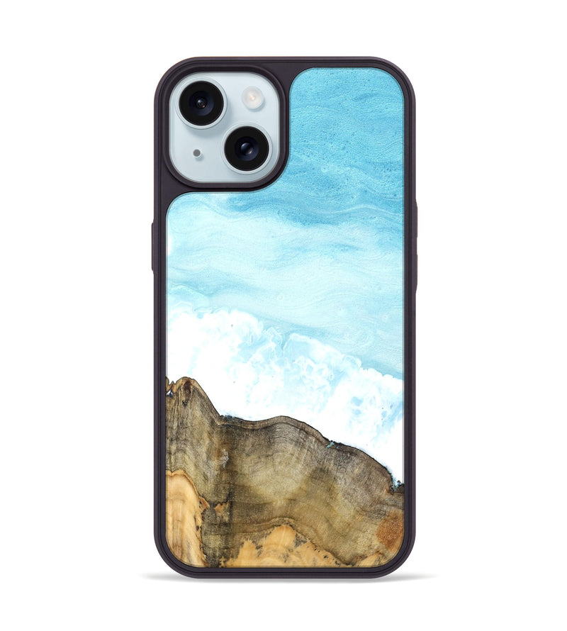 iPhone 15 Wood Phone Case - Brooks (Coastal, 830982)