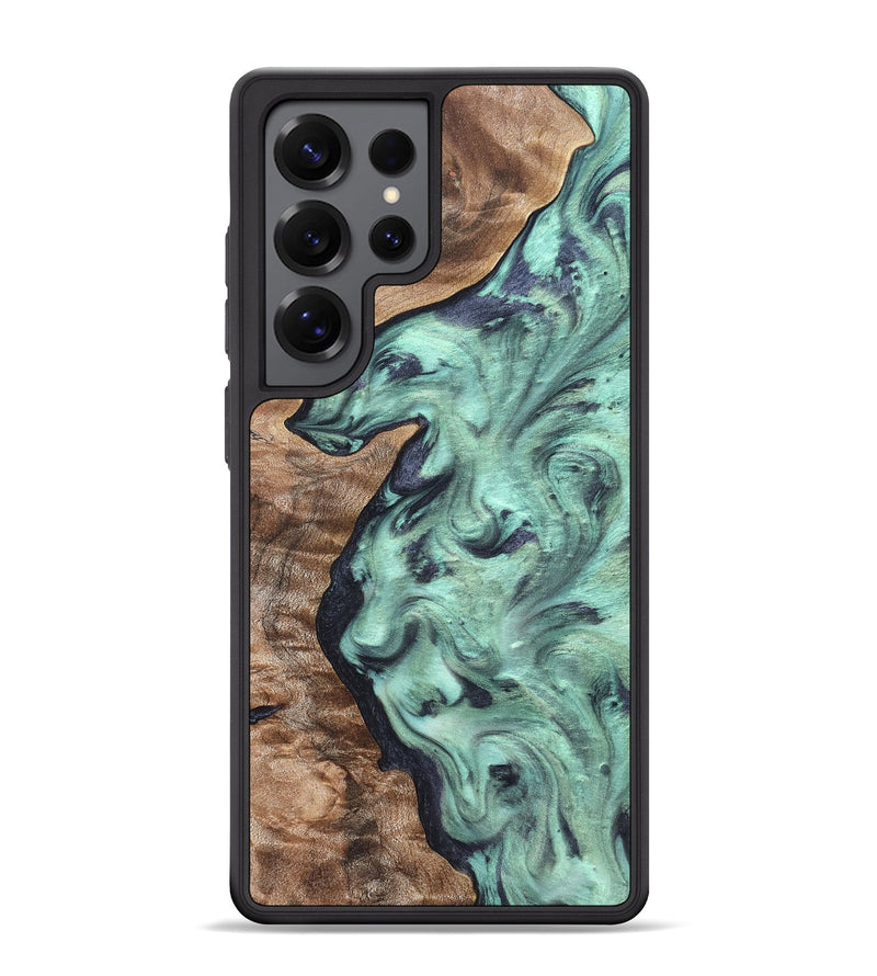 Galaxy S25 Ultra Wood Phone Case - Shayne (Green, 830985)