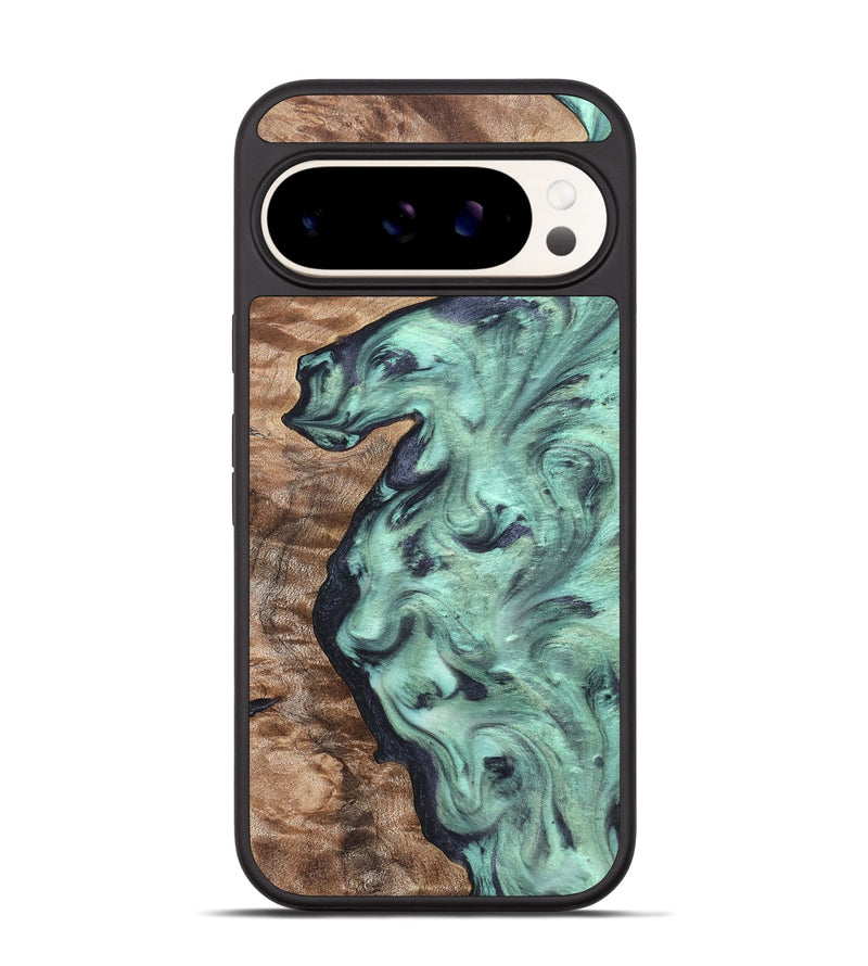 Pixel 9 Pro Wood Phone Case - Shayne (Green, 830985)