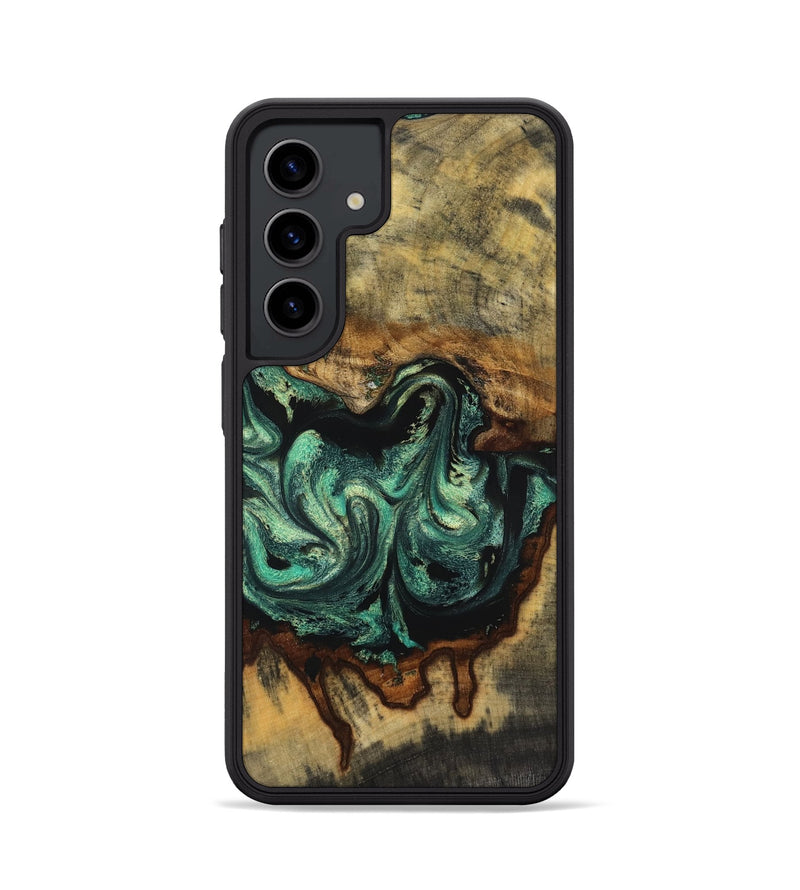 Galaxy S24 Wood Phone Case - Amalia (Green, 830986)