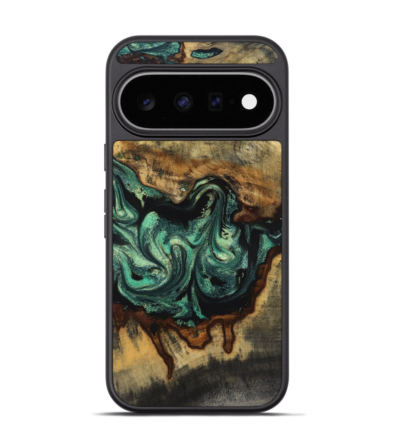 Pixel 11 Pro Wood Phone Case - Amalia (Green, 830986)